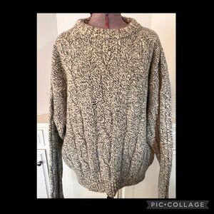 Vintage 100% Wool Nordic Copenhagen Denmark Chunky Seas Knit For Sweater Market